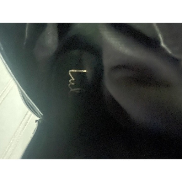 Lulus Faux Suede Knee High Pull On Boots Pointy Toe Mod Block Heel Size 8 - Picture 8 of 8